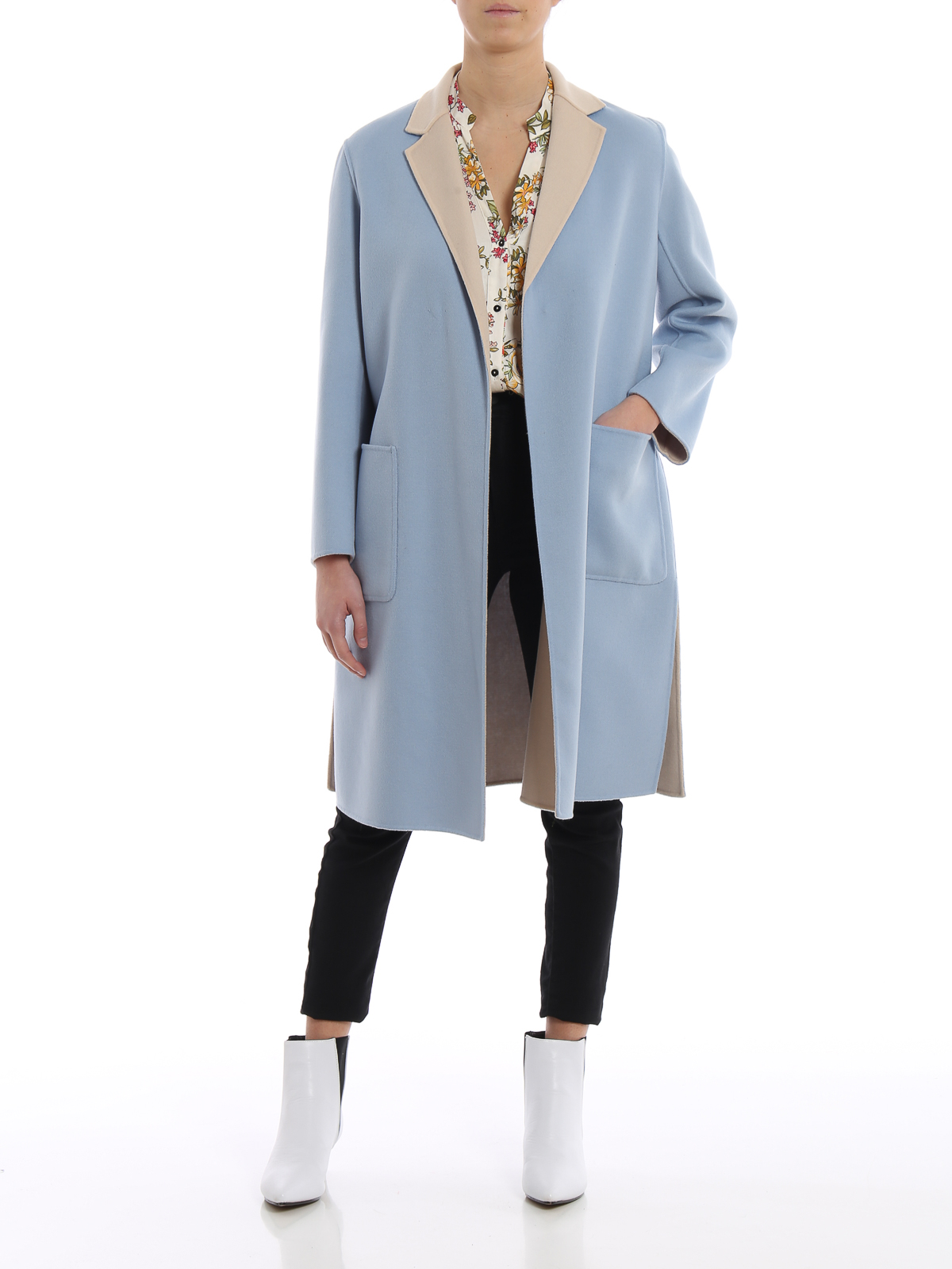erger maken Ontstaan Guggenheim Museum Knee length coats Weekend Max Mara - Didy double wool reversible coat -  50110297027