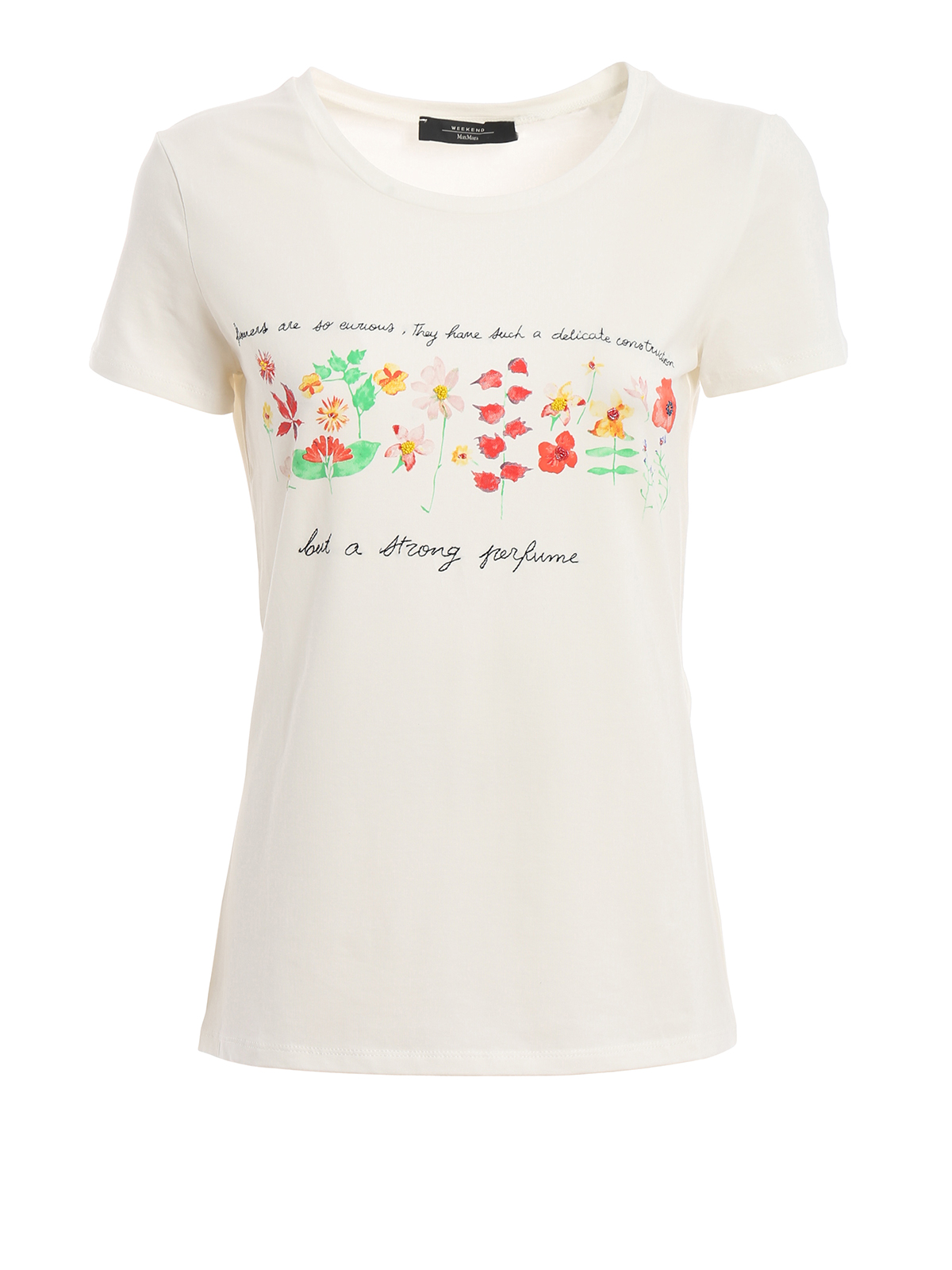 T-shirts Weekend Max Mara - Angio printed embroidered T-shirt 