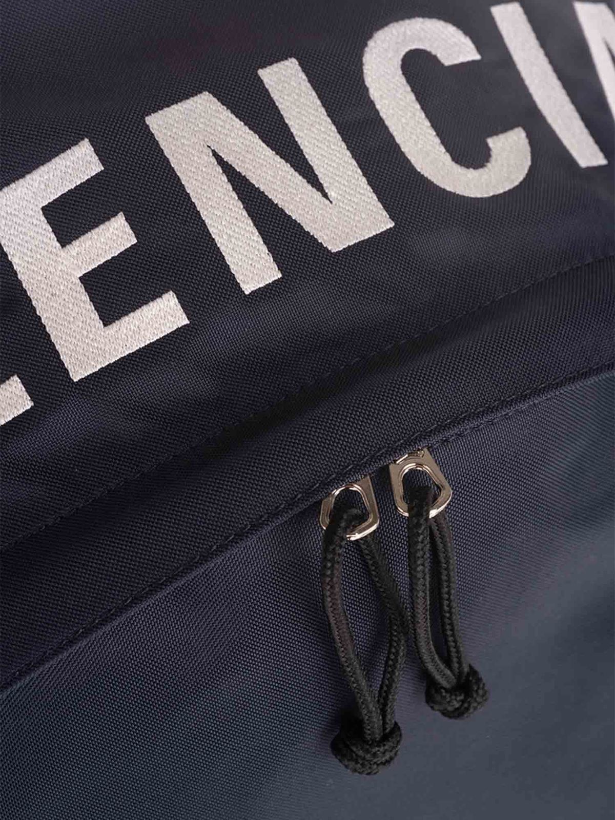 Backpacks Balenciaga - Wheel backpack in navy blue and red 