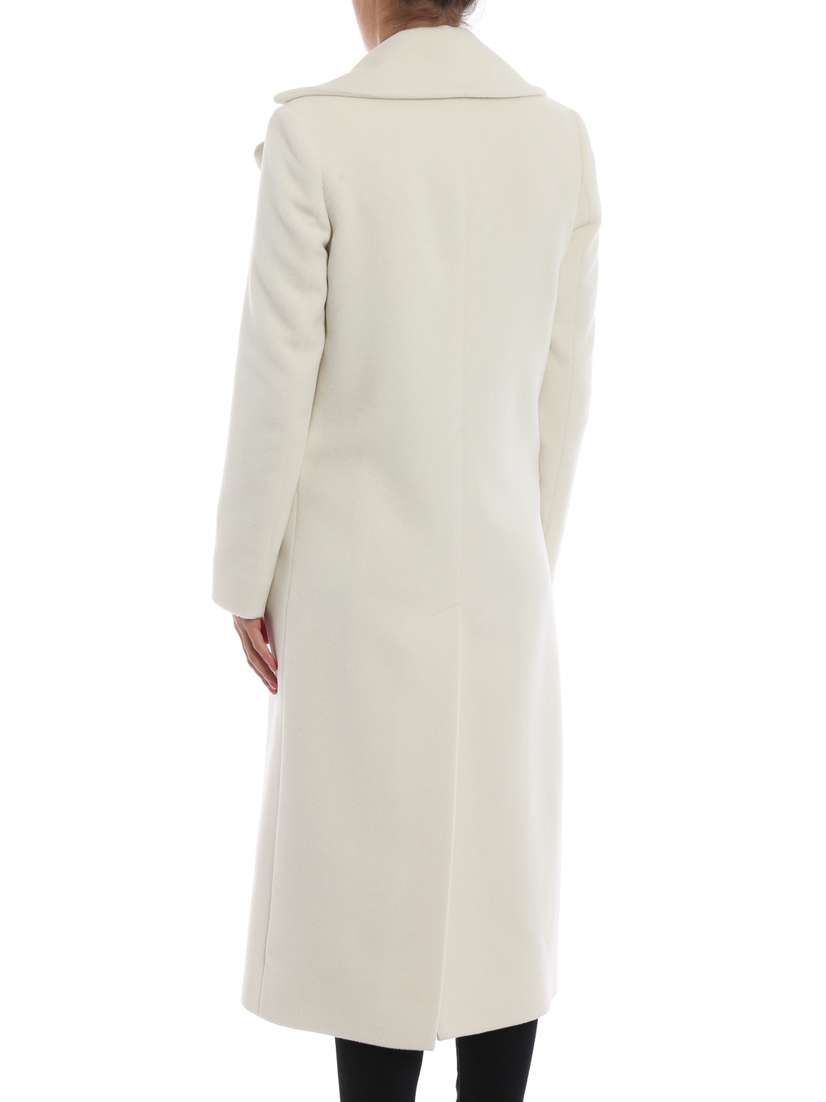 Womens Clothing Coats Long coats and winter coats Tagliatore 0205 Synthetic Overcoat in White 
