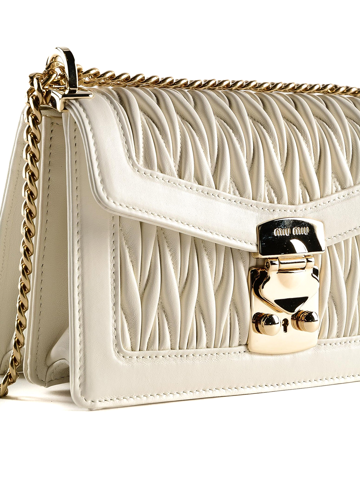 miu miu white bag