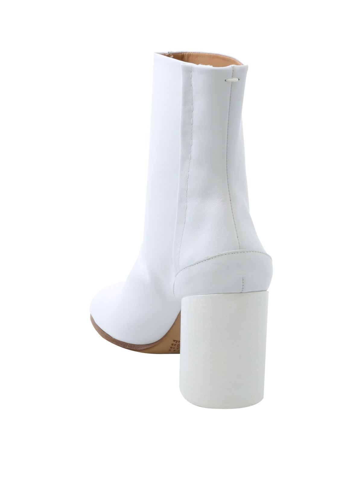 Ankle boots Maison Margiela - White Tabi ankle boots - S58WU0260PR516T1003