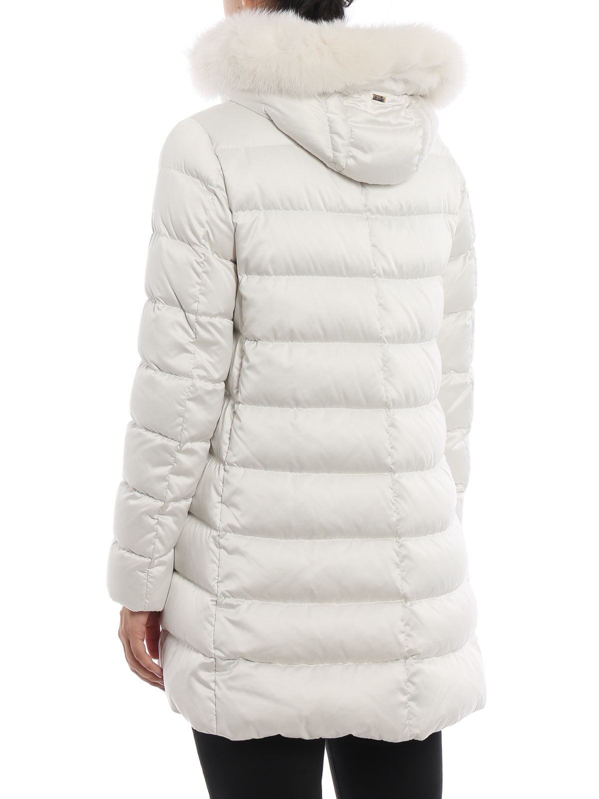 white short puffer jacket