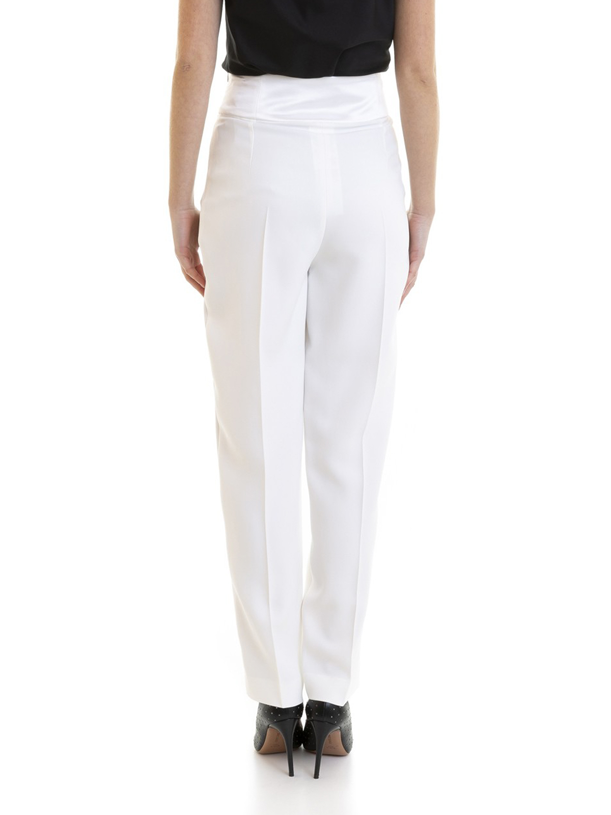 white tuxedo trousers