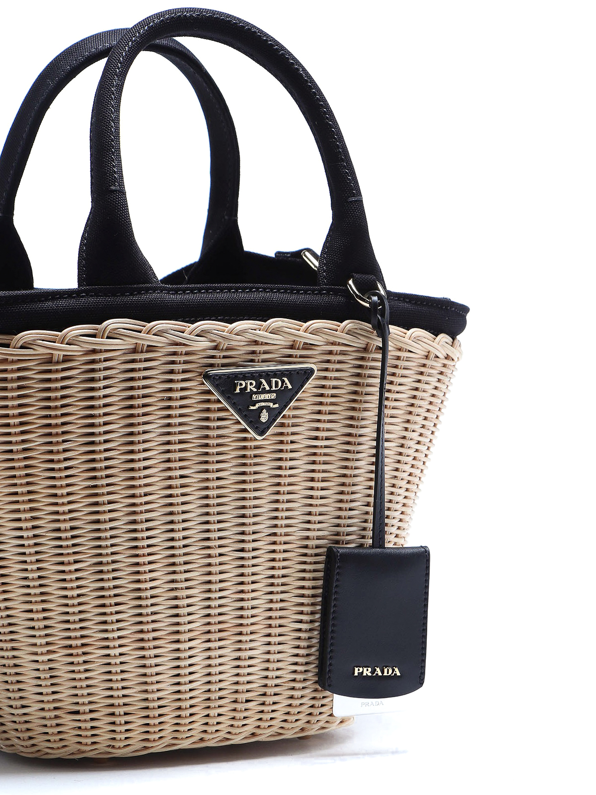 prada wicker bag