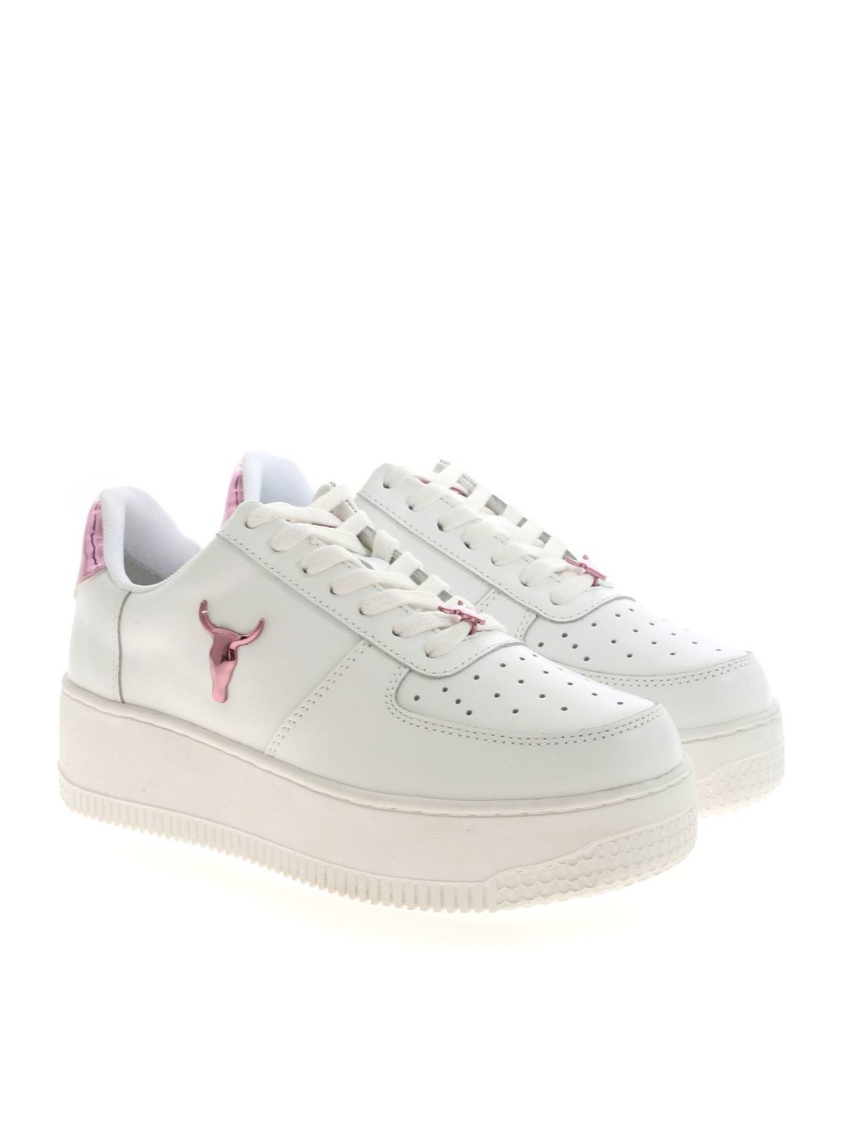 white windsor smith sneakers