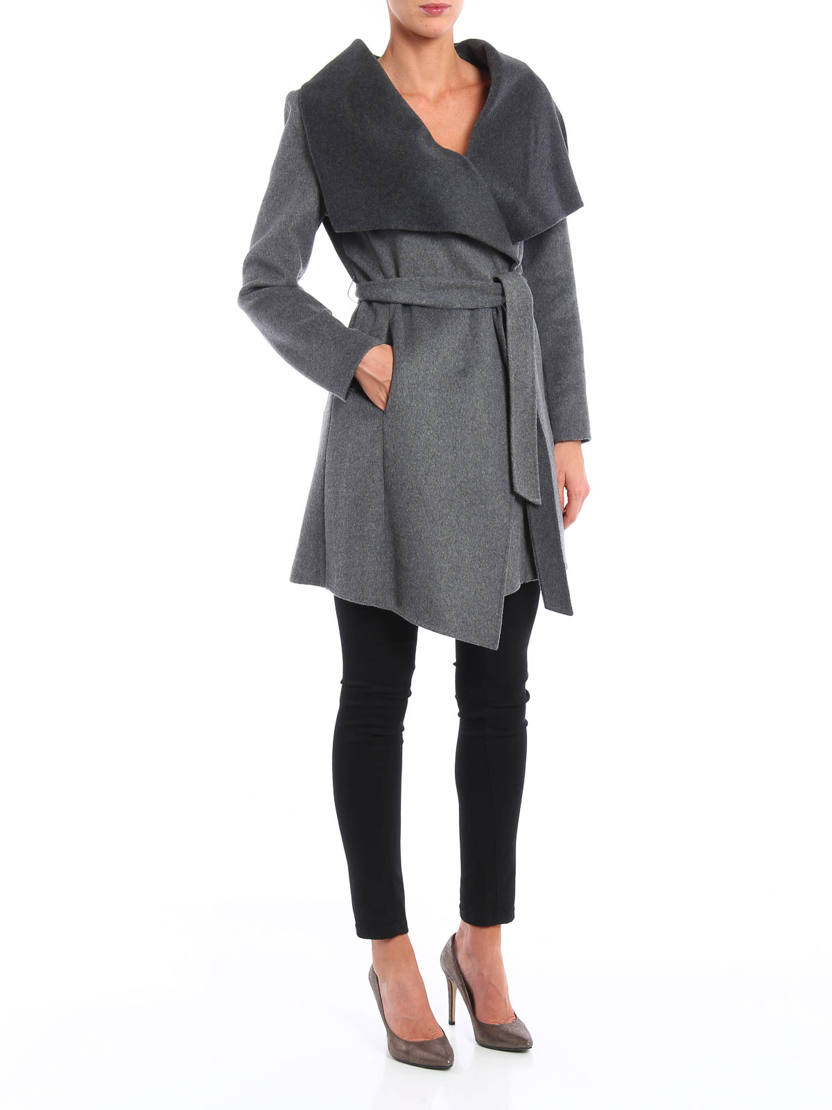 Short coats Michael Kors - Wool blend wrap short coat - 77T1626M22008