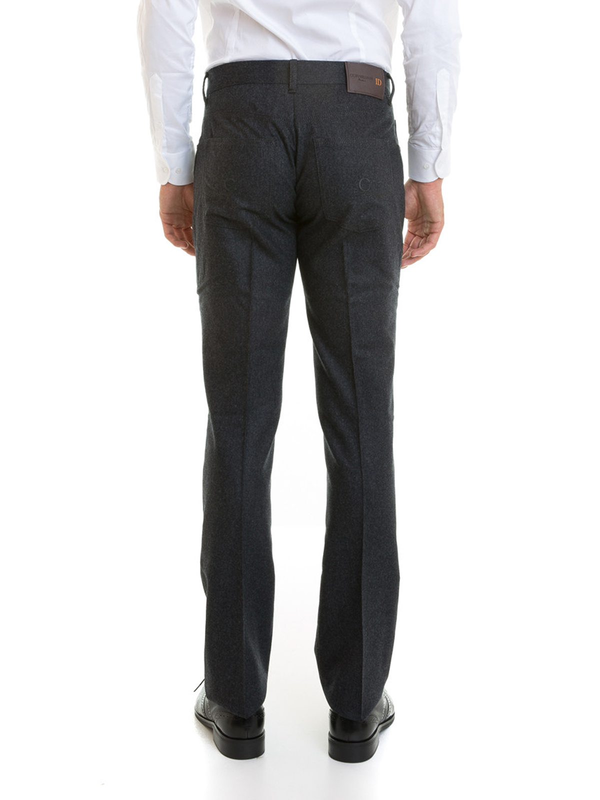 Geld rubber druk Lelie Casual trousers Corneliani - Wool jeans-style trousers - 6810152017814JK300