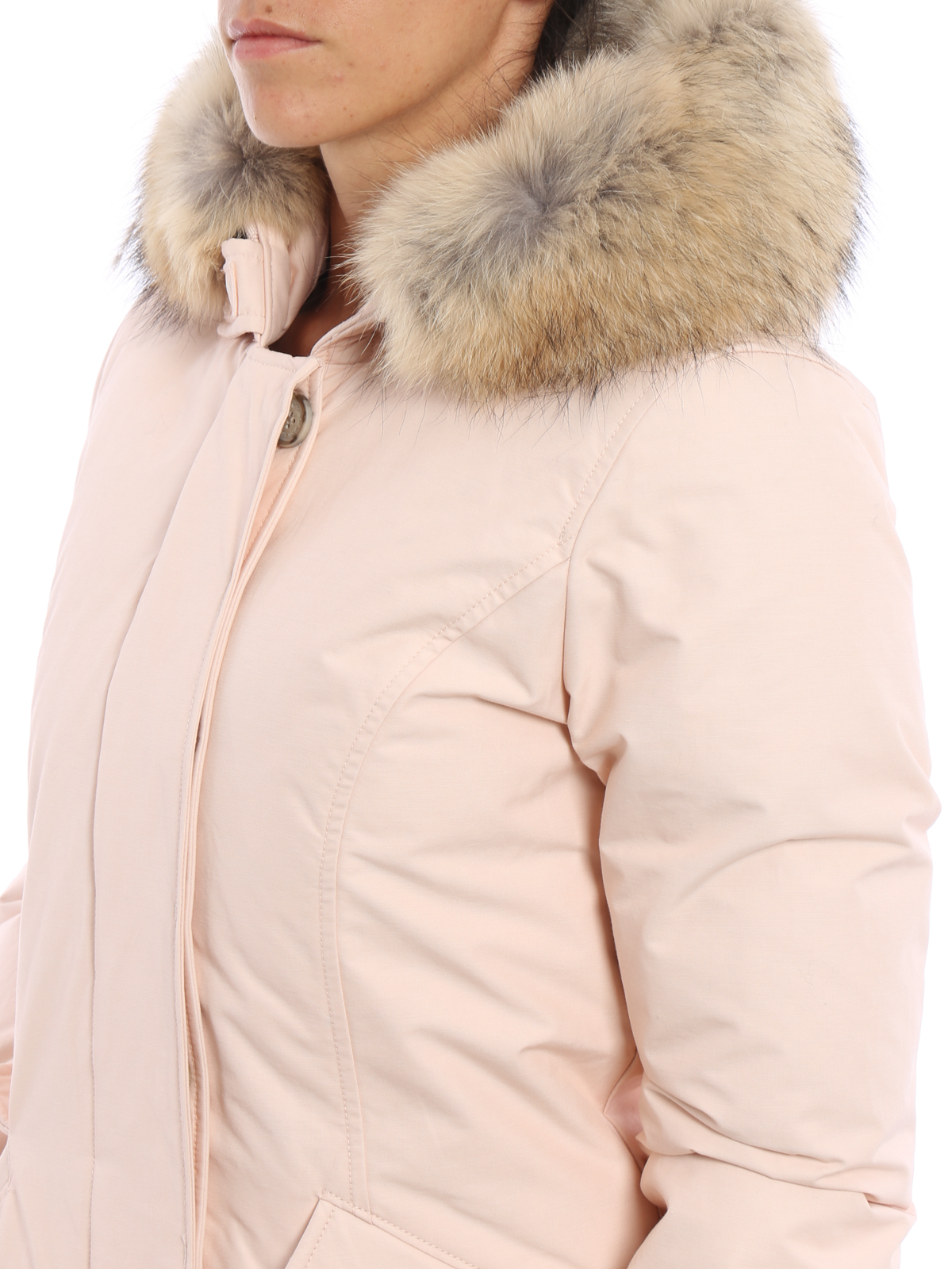 residentie compromis Destructief Padded coats Woolrich - Arctic fur trimmed down short coat -  WWCPS1446CN02LBF