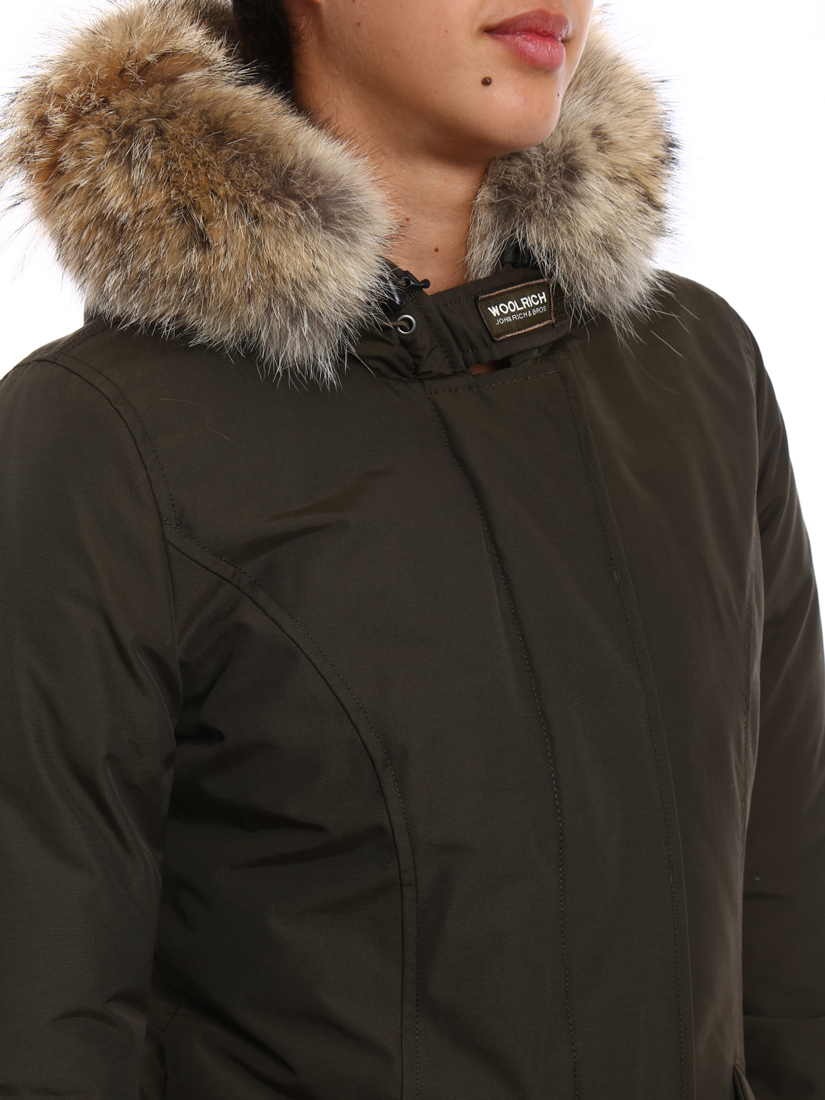 Woolrich Arctic Parka Padded Green Coat Padded Coats Wwcps1446cn02dag