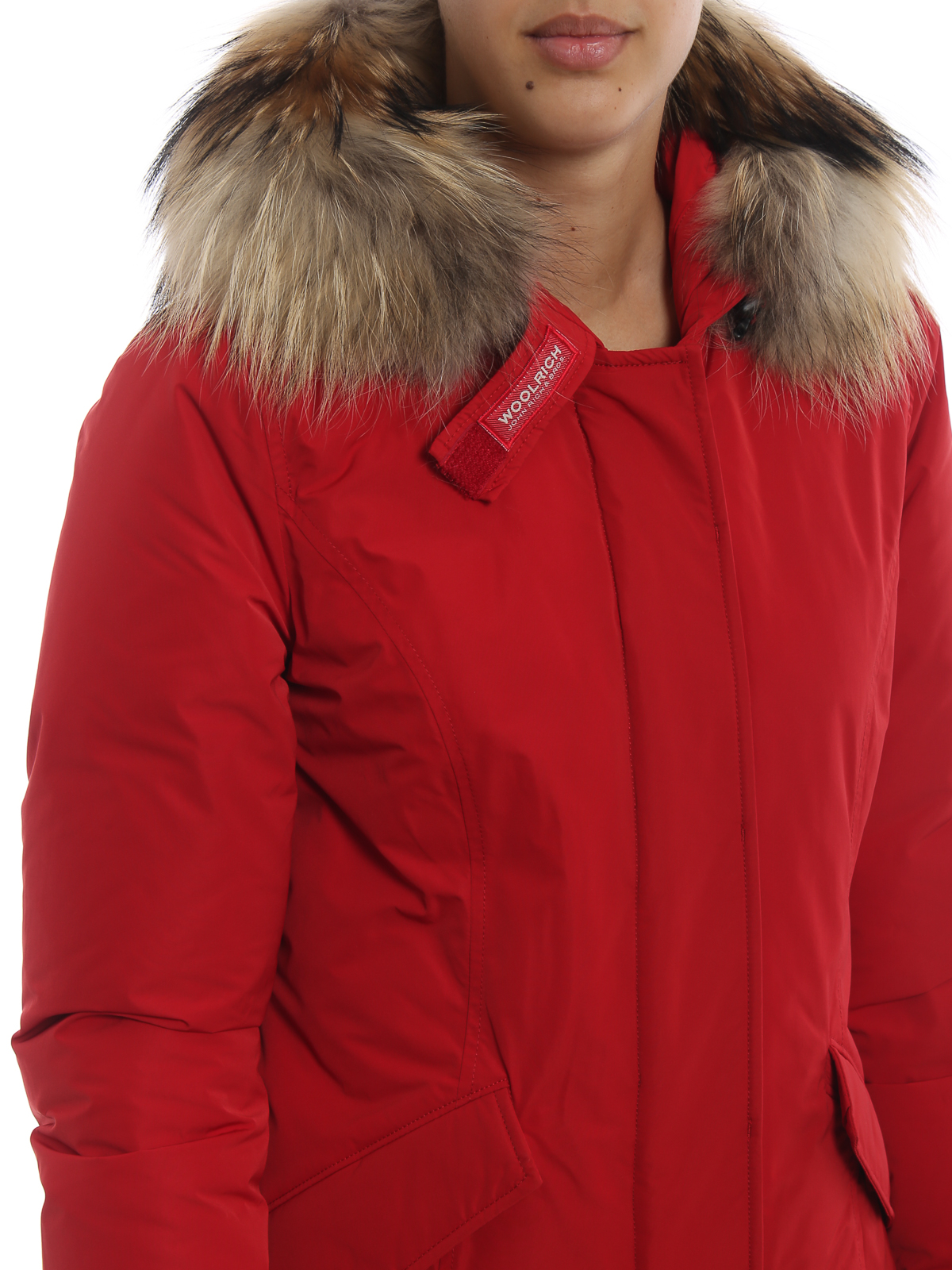 woolrich red parka