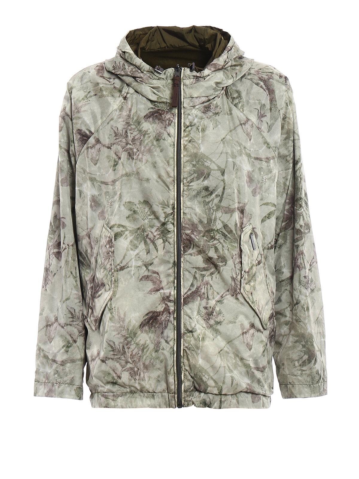 Reversible patterned windbreaker 