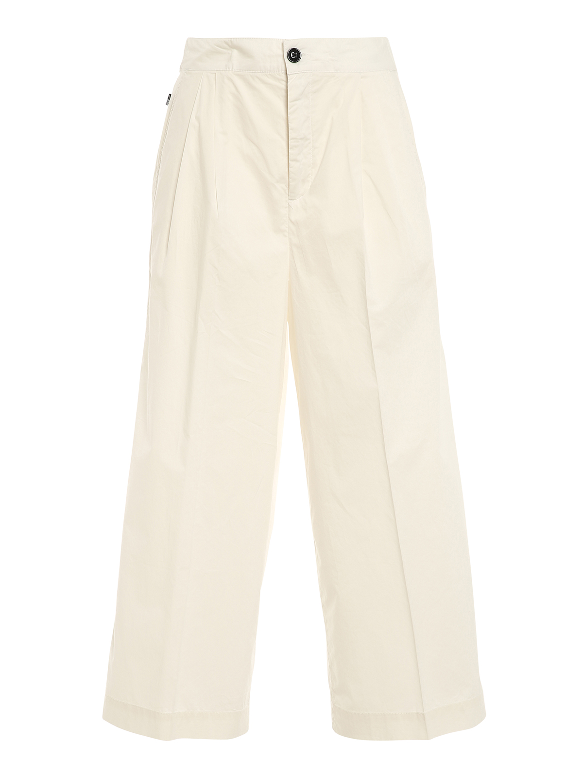 WOOLRICH POPLIN WIDE LEG PANTS