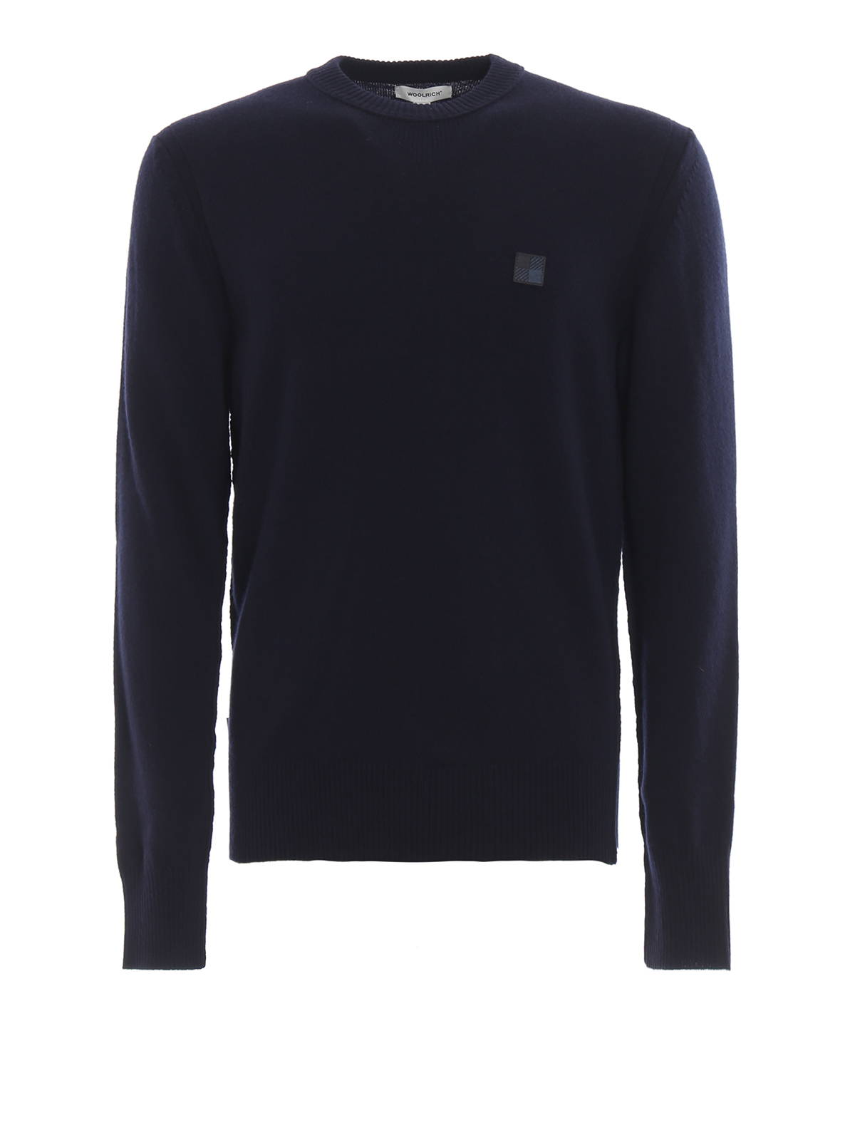 Crew necks Woolrich - Exposed seams wool sweater - WOMAG1884UF03503989