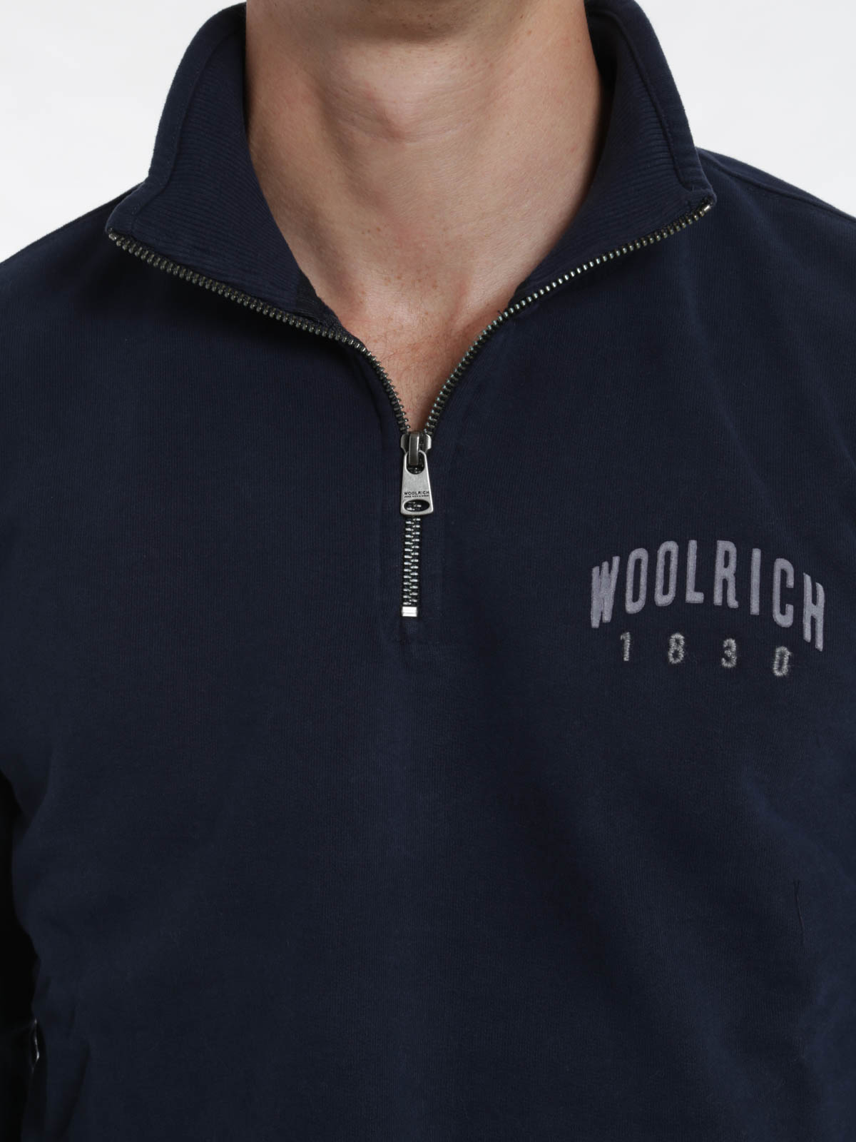 woolrich half zip sweater