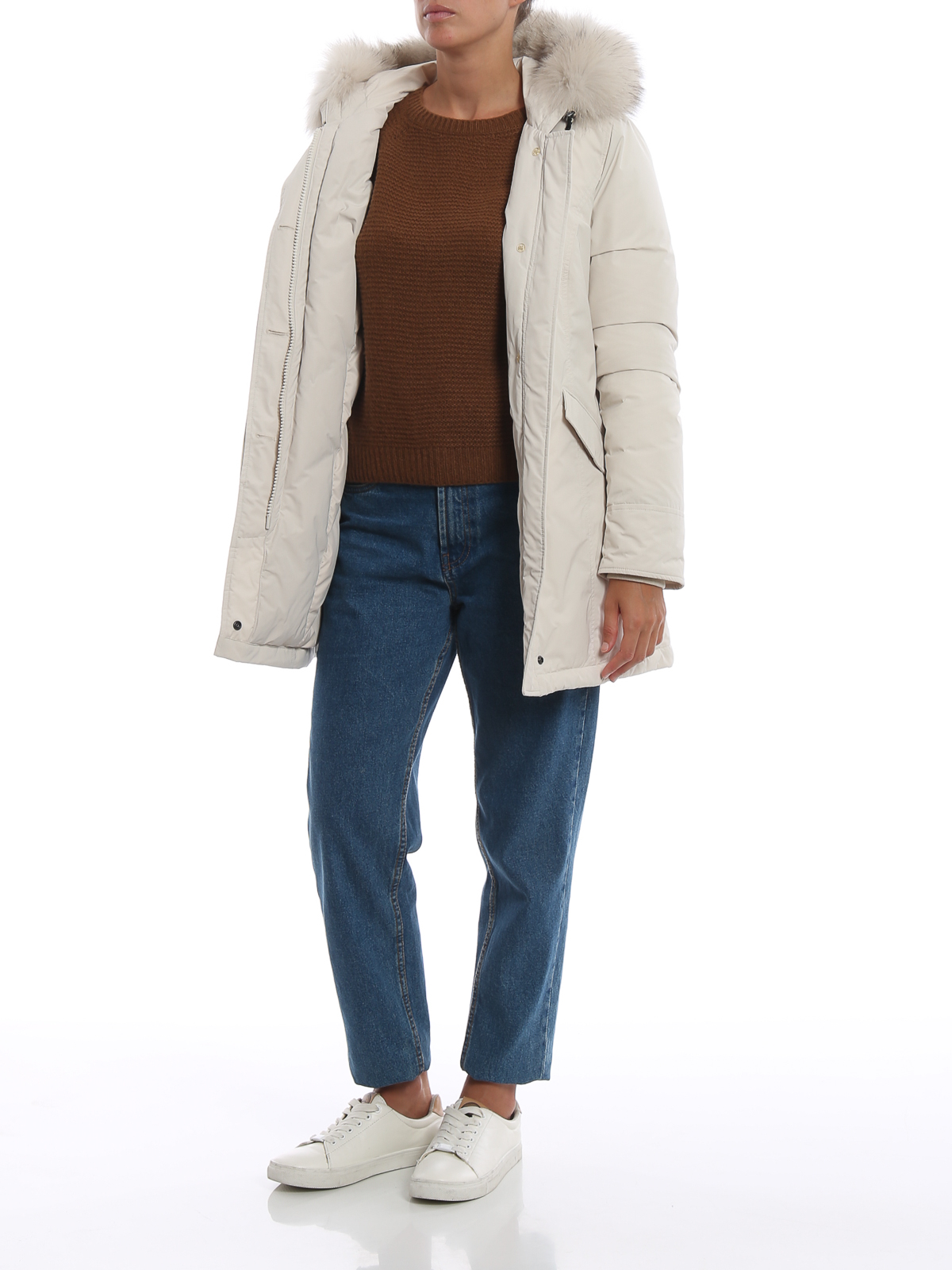 white down coat