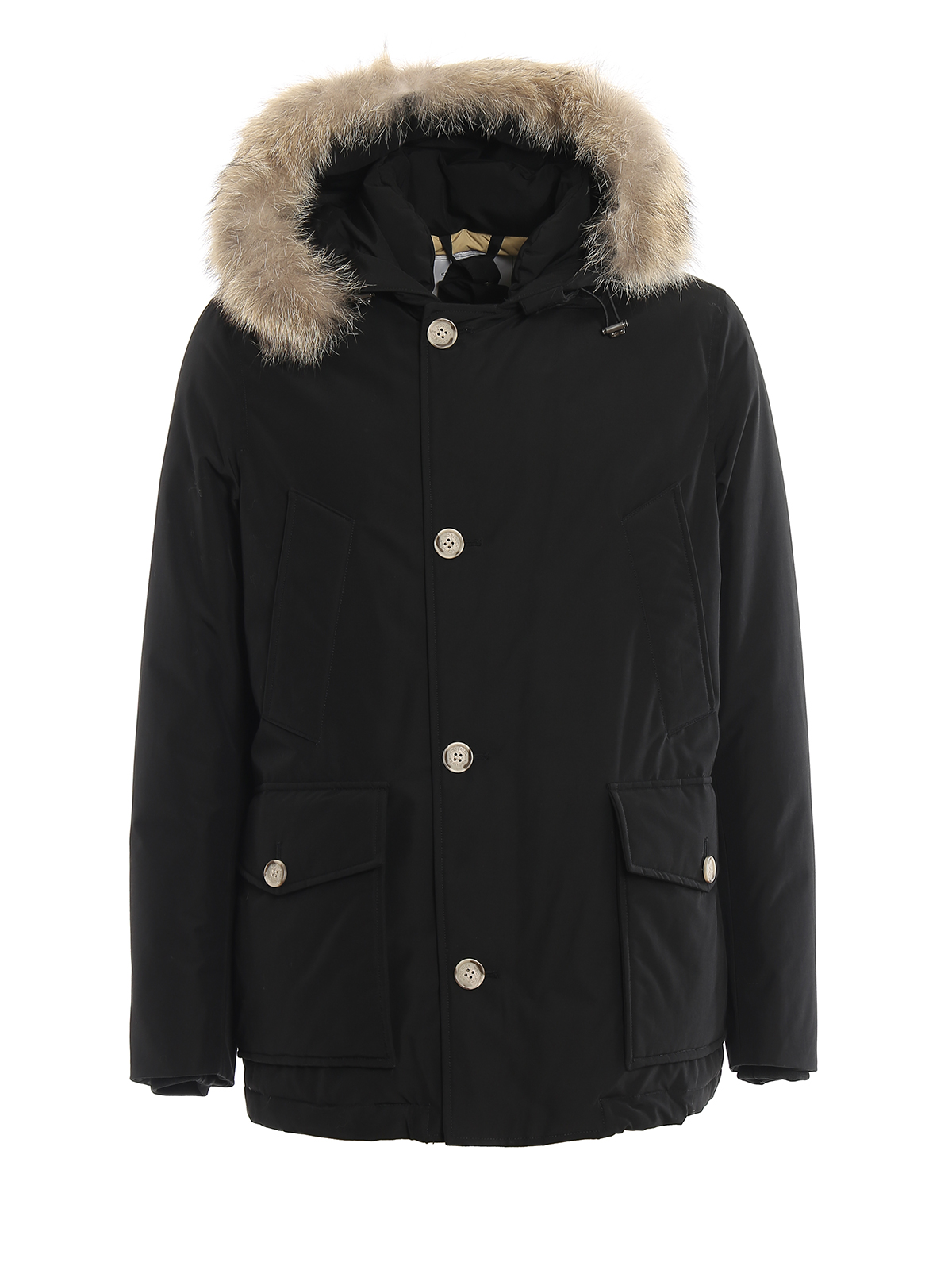 Padded coats Woolrich - Black padded Arctic Anorak - WOCPS2896UT0001BLK