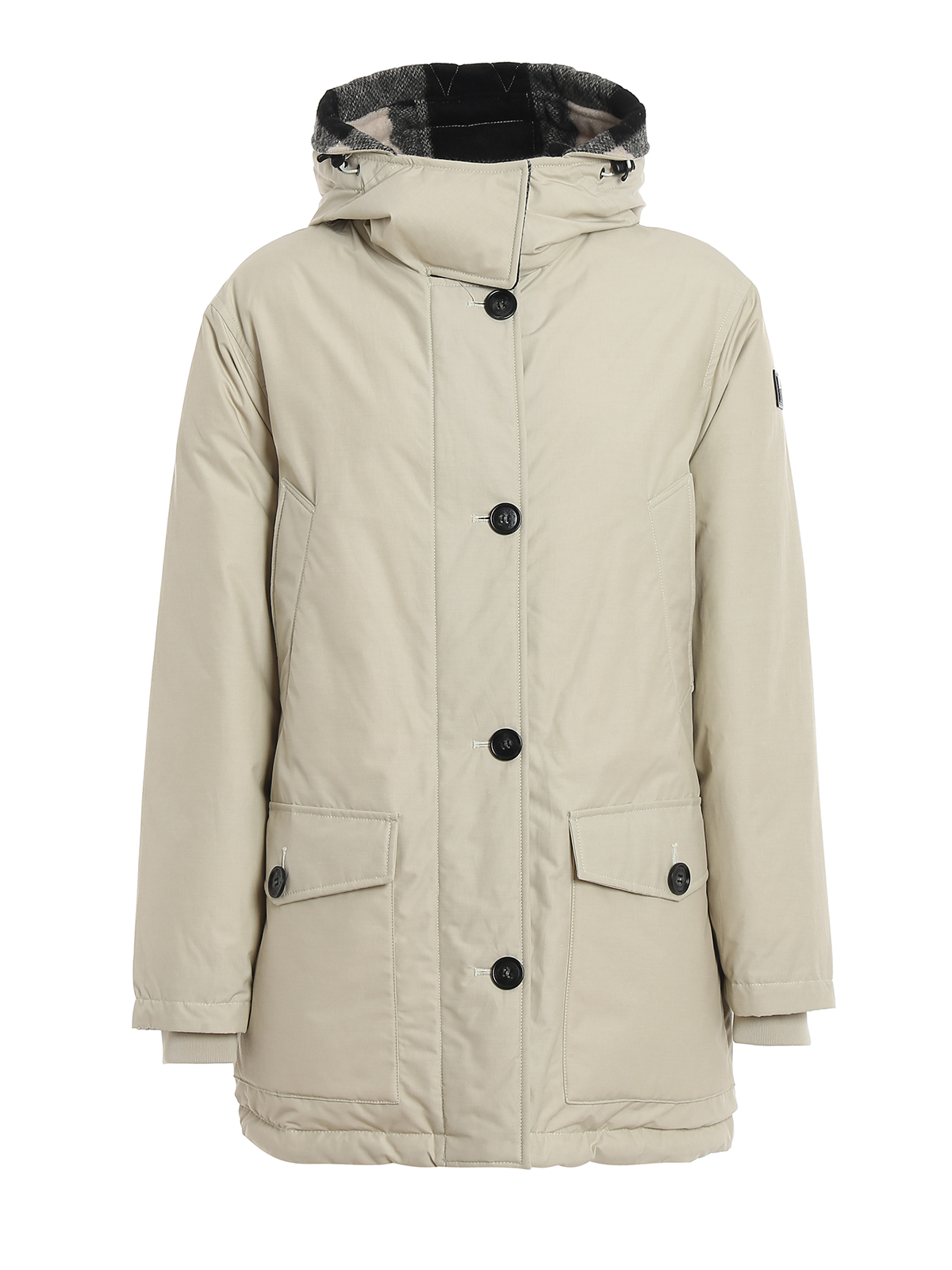 Woolrich - Reversible Parka Nf padded coat - padded coats ...
