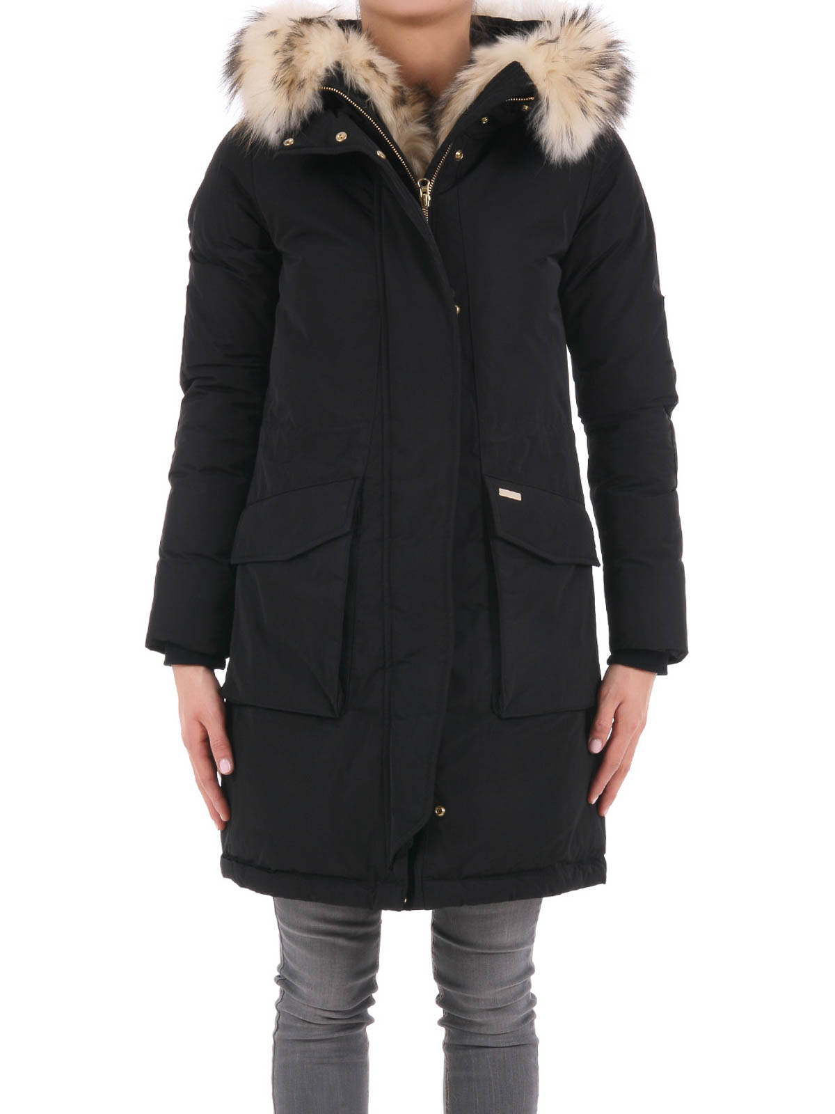 Parka Fur Damen  Schwarz von Woolrich  Parkas  iKRIX