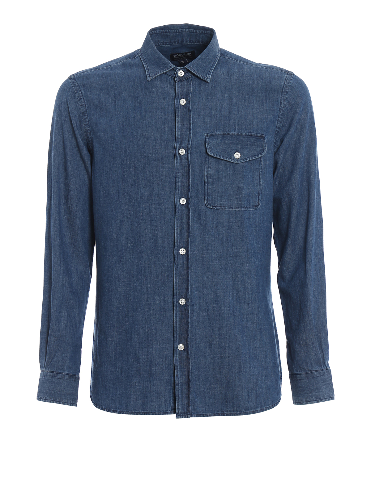 woolrich denim shirt