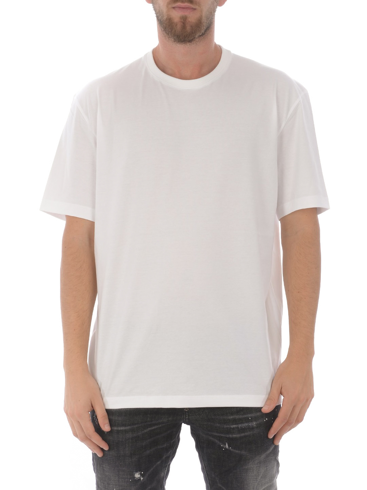y3 white t shirt