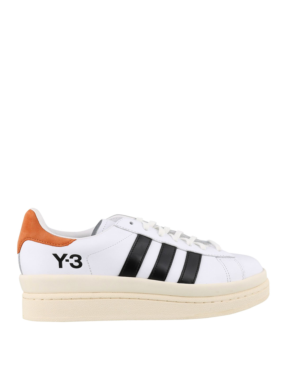 y3 leather trainers
