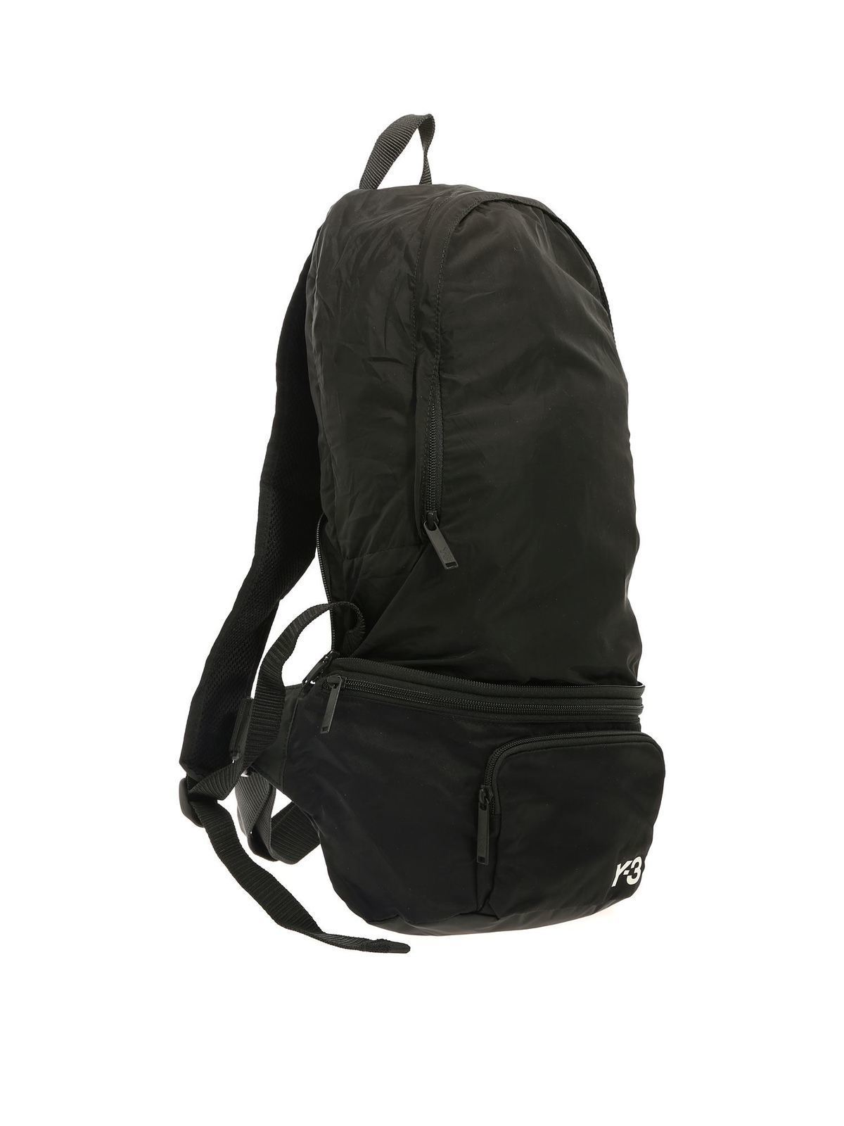 y3 black backpack