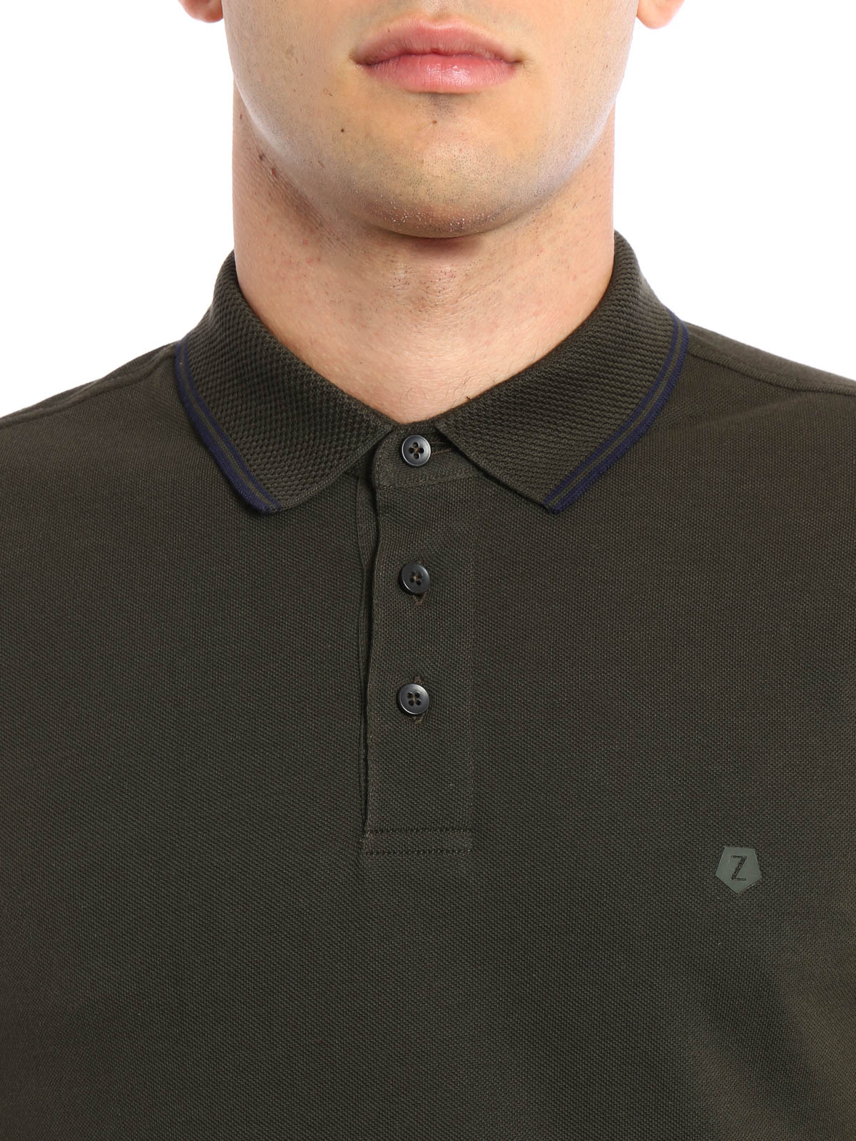 zegna long sleeve polo