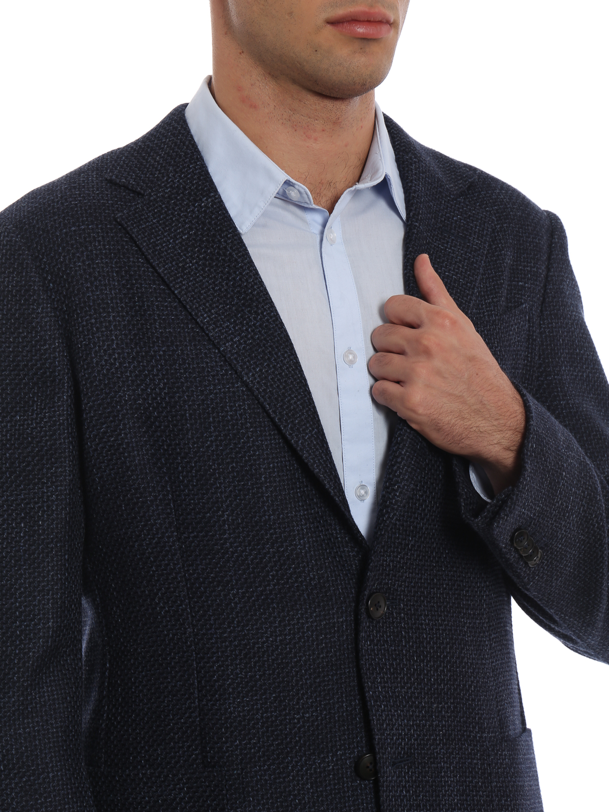 unlined wool blazer