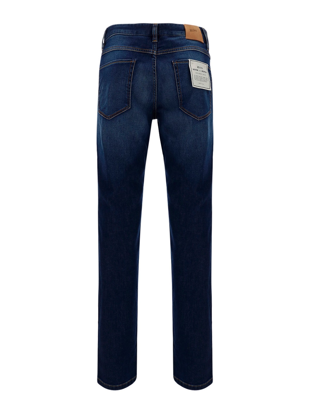 Stretch straight-leg jeans 