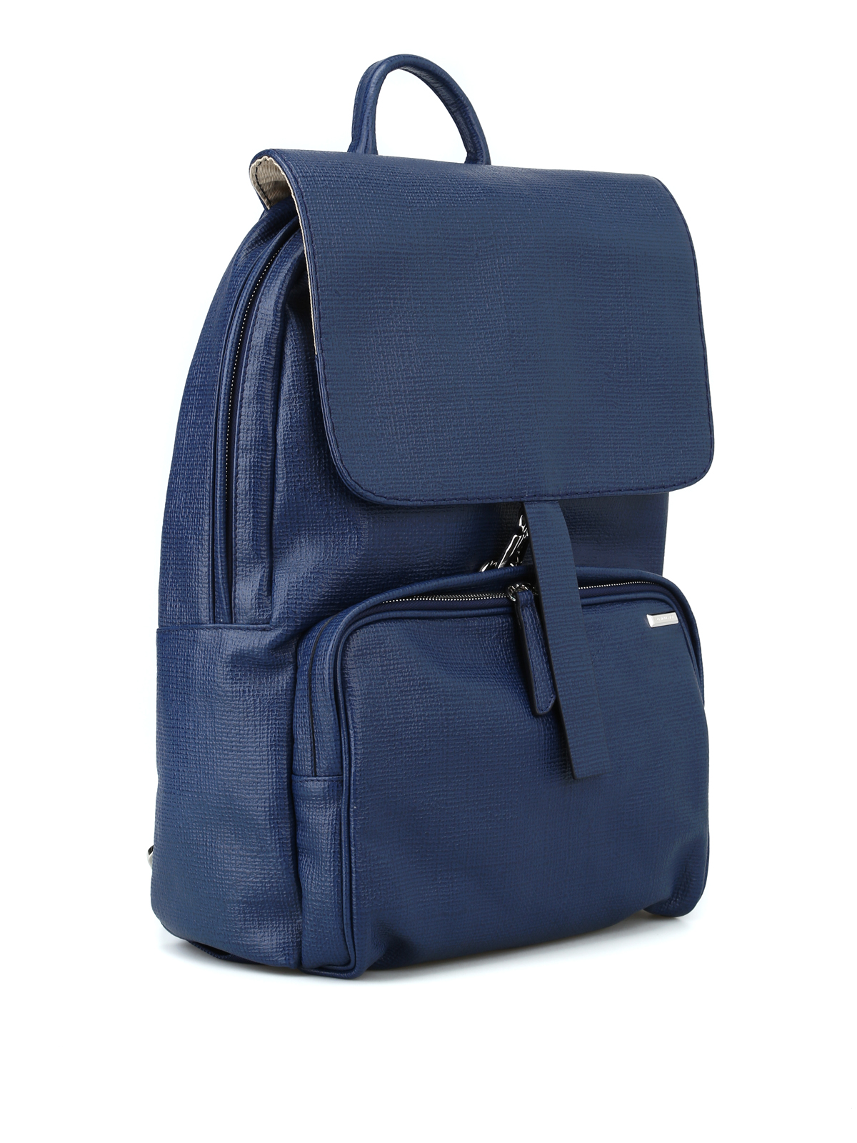 Backpacks Zanellato - Ildo Curturo blue leather backpack 