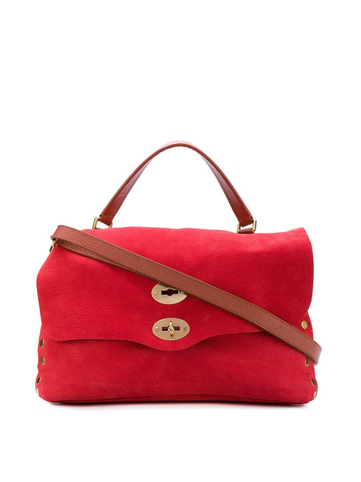 Click to view more detailed imagery on our partner's website Zanellato Postina M Jones Nubuck Bag In Red
