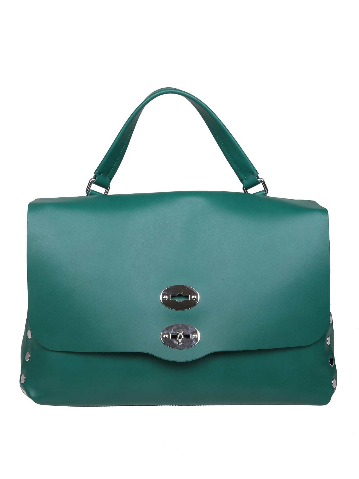 Womens Bags Tote bags Zanellato Postina Leather Tote Bag in Green 