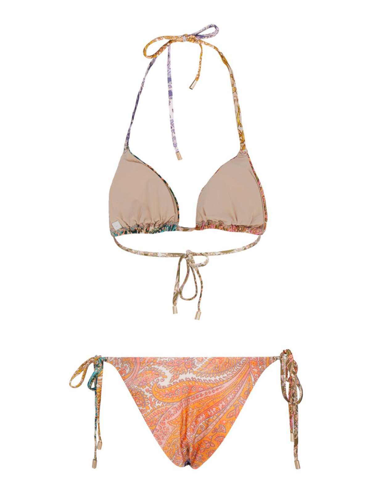 Zimmermann - Brighton Mini triangle bikini - bikinis - 9753WBRGSPLICED