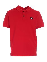 Polo rossa con dettaglio logo