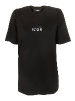 T-shirt Reflective Mini Icon nera