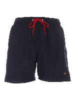 Shorts da mare blu con dettaglio logo