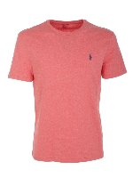 T-shirt rosa salmone con logo