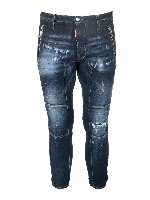 Jeans Sexy Biker blu