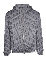 Giacca a vento termo trapuntata argento