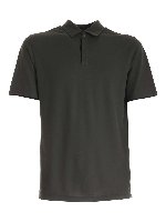 Polo verde con dettagli neri