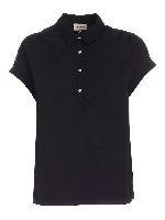 Blusa relaxed fit nera