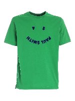 T-shirt PS Happy verde