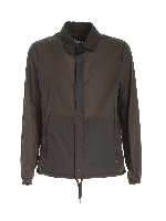 Giubbino con coulisse verde scuro