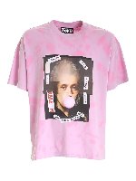 T-shirt rosa con stampa Capsule Collection