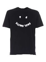 T-shirt PS Happy nera