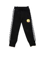 Pantalone con fascia a righe nero