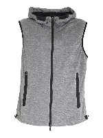 Gilet con cappuccio grigio