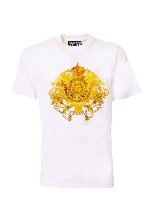 T-shirt bianca con stampa Rococo