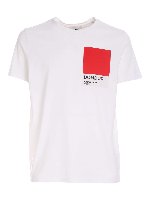 T-shirt stampa Americano bianca